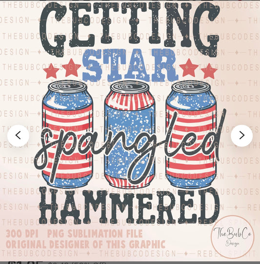 STAR SPANGLED HAMMERED