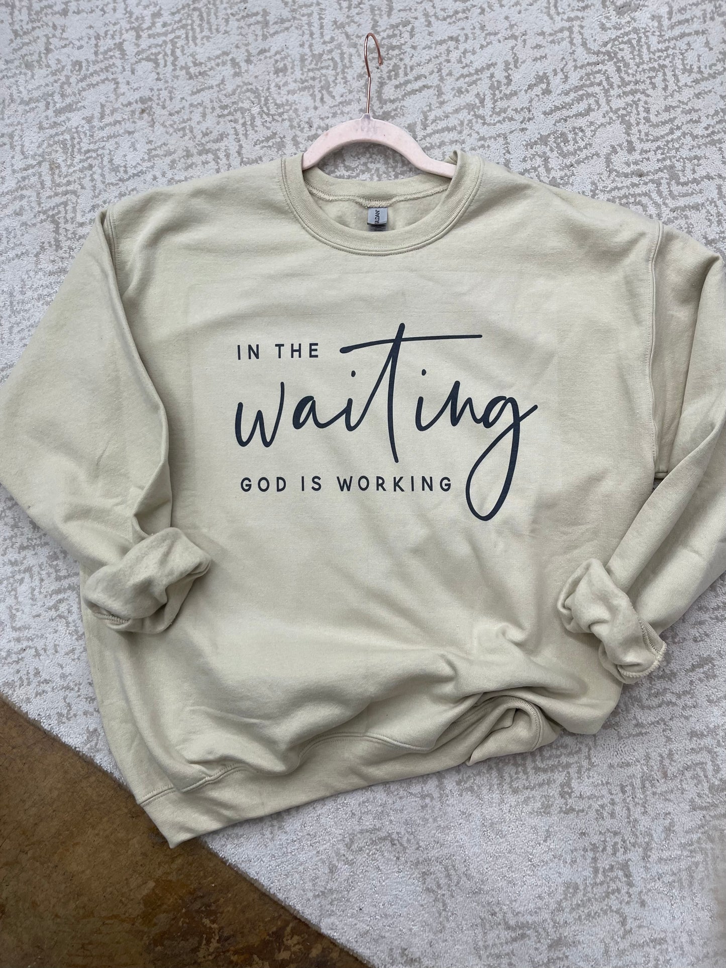In the Waiting CREWNECK